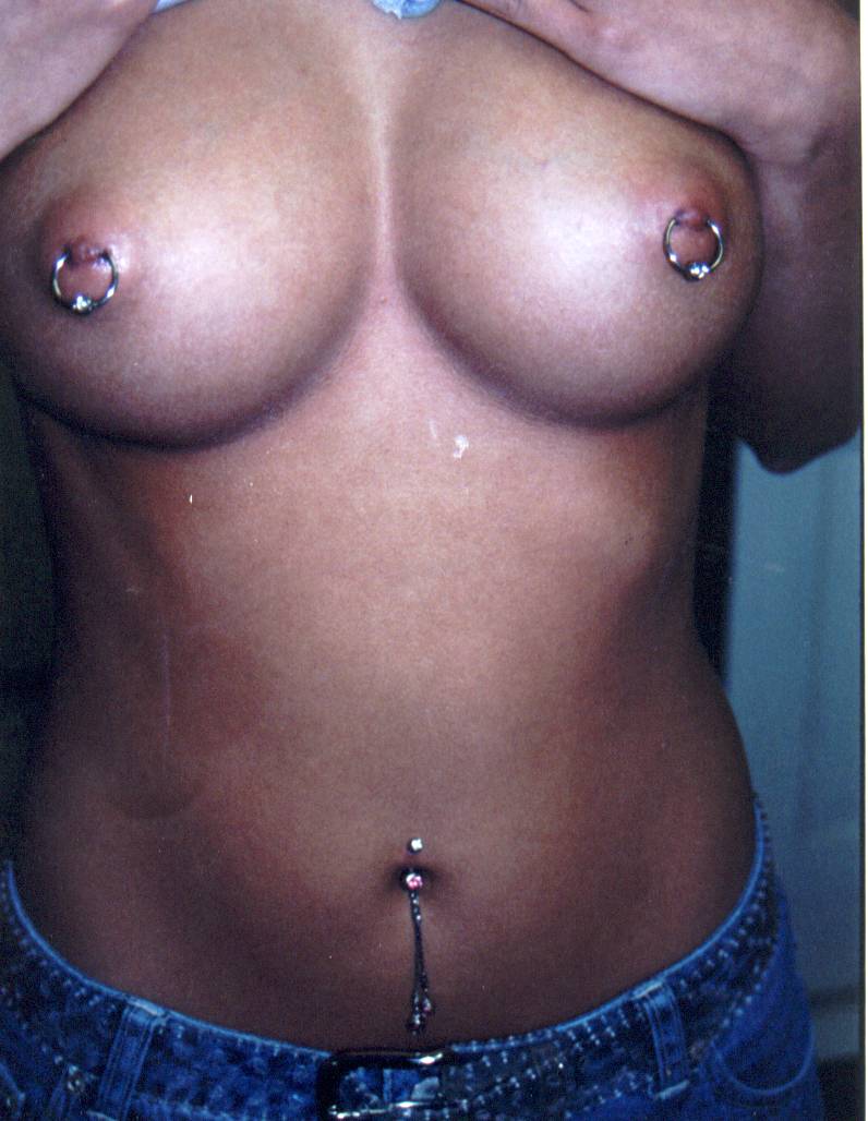 Latina pierced nipples